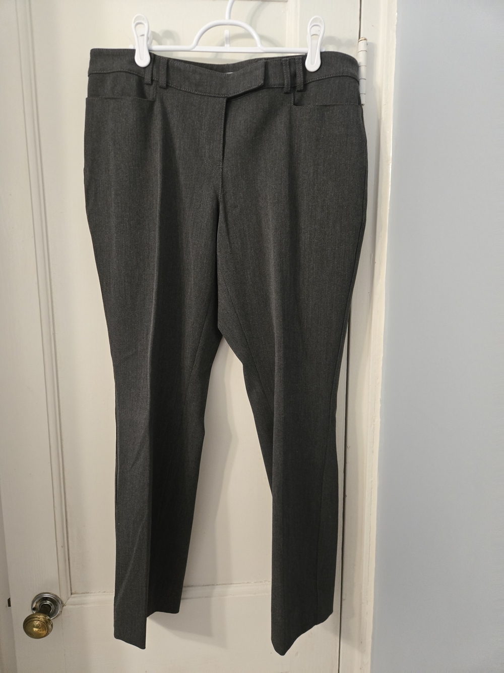 White House Black Market Classic Women's Dress Pants - Charcoal Gray